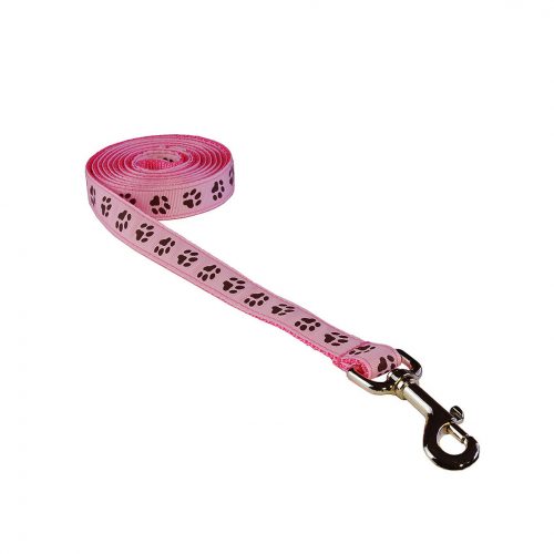 PUPPY PAW PINK XS-M LEAD